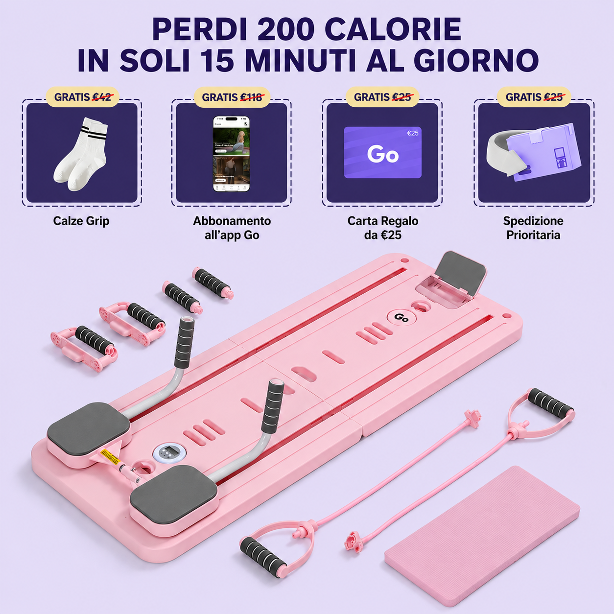 Tavola Pilates Reformer Portatile